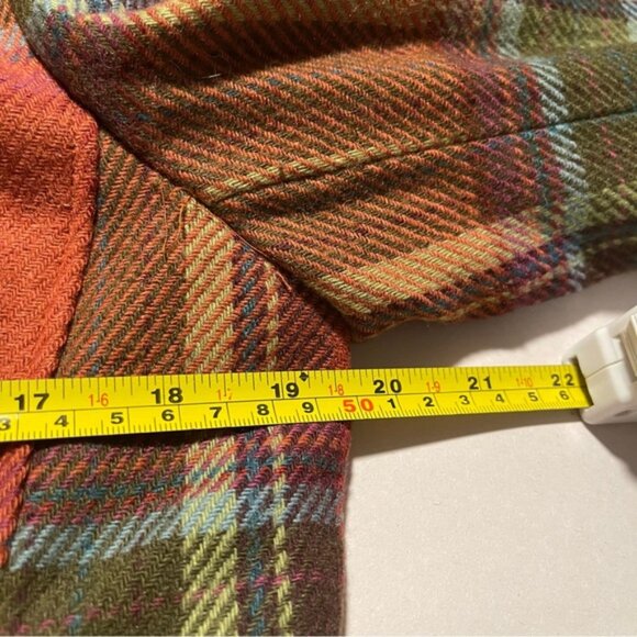 Field Gear Plaid Wool Blend Blazer Womens Size Medium - Picture 8 of 10